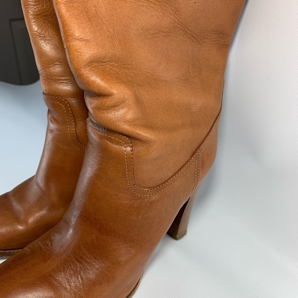 Ralph Lauren Collection leather boots. Size 7.5 - Picture 4 of 9